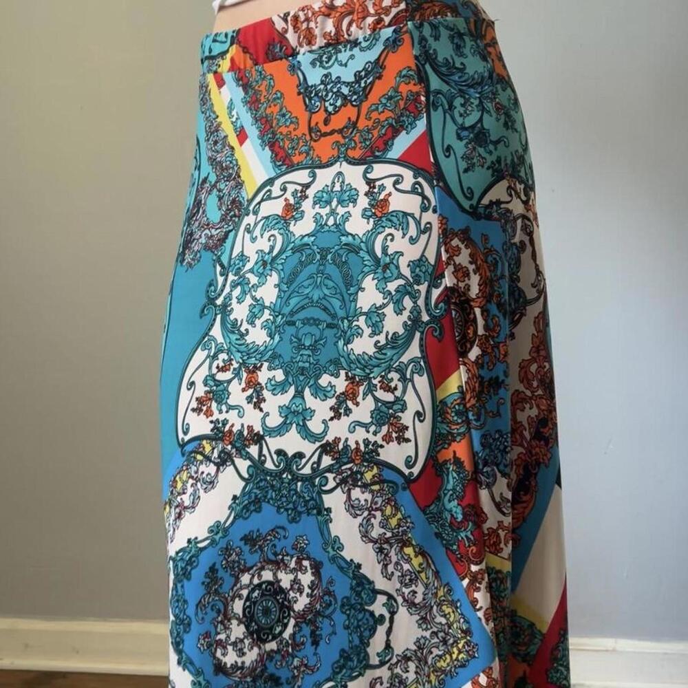 boho paisley and floral maxi skirt - Picture 4 of 6